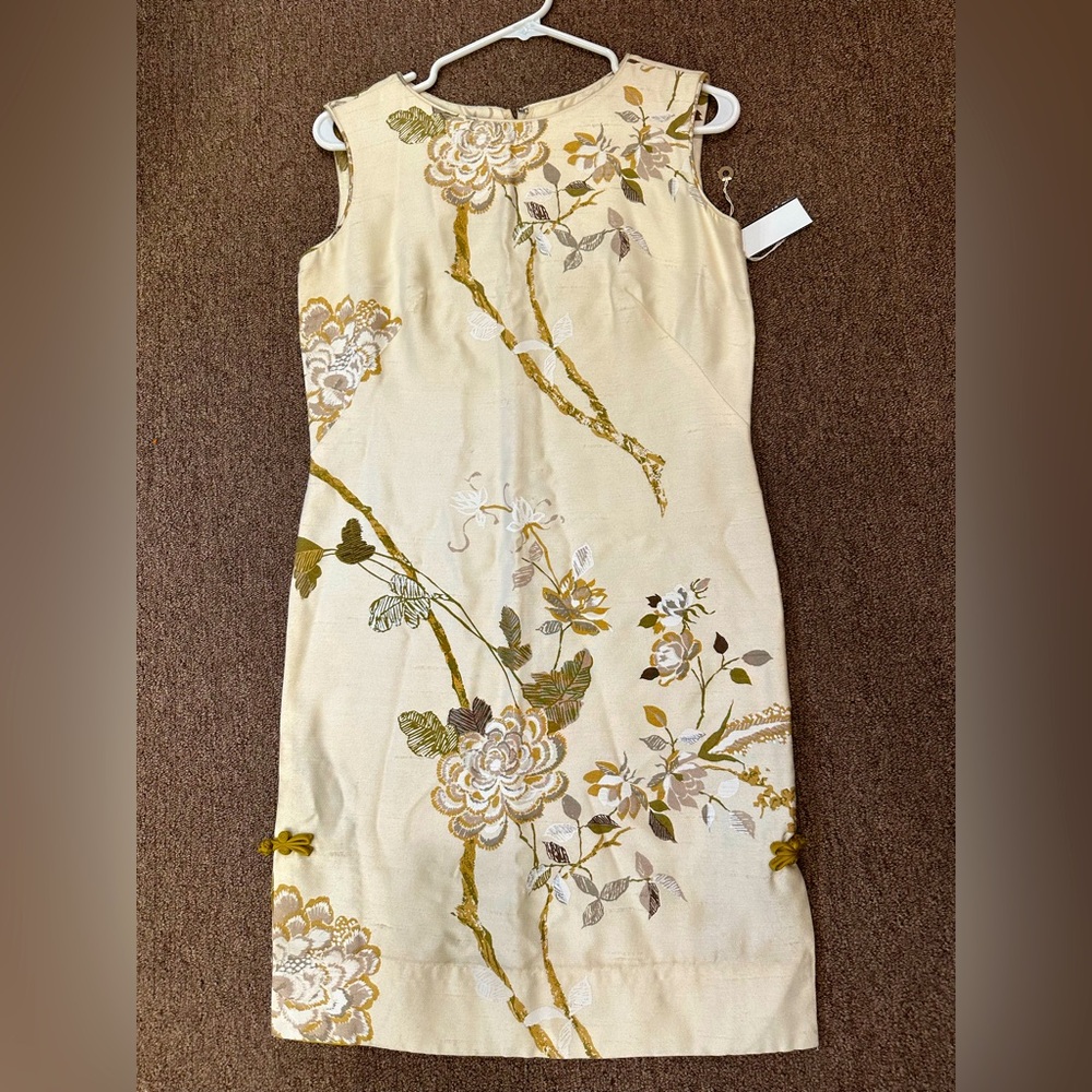 Andrade vintage 1960s mini sleeveless Jackie-o sheath dress  4/6 made in Hawaii